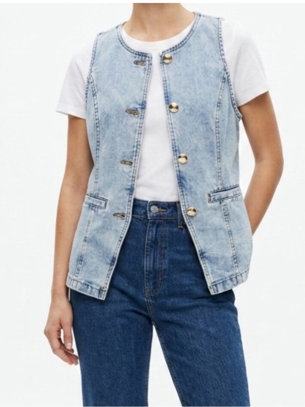 Sincerely Jules Denim Vest